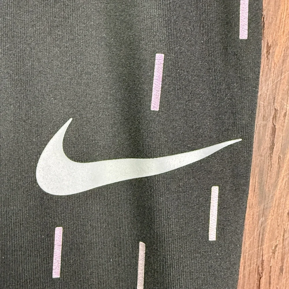 Nike Pro Dri-Fit Athletic Fitness Compression Leggings‎ Black Women's Small EUC